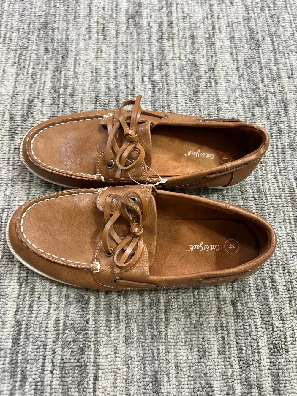 Cat & Jack - Kids' Easton Boat Shoes Size 4
